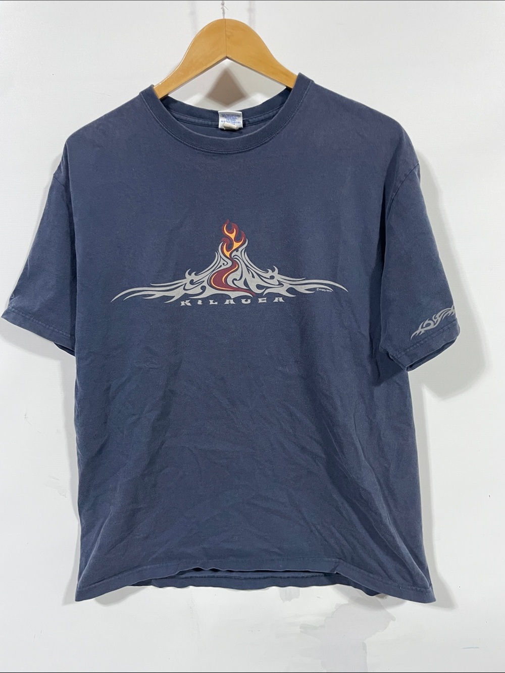 Vintage volcano Navy Short Sleeve Tee - Vintage Brand